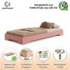 smartwood 70x160 cm Children's Floor Bed with Slatted Base, Wood, Pink, TILA 7 view 2