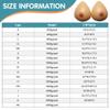 DXDXZDXLUF Silicone Breast Prosthesis, Teardrop Mastectomy Form, Self-Adhesive Insert, Cup A view 4