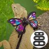 Adjustable PU Leather Reptile Harness with Wings view 3