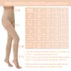Medical Compression Pantyhose for Women & Men, 20–30 mmHg Class 2, Open Toe view 2