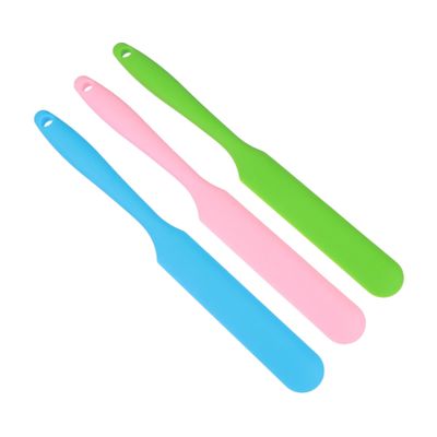 MAJORMENCH 3-Piece Silicone Wax Spatulas for Hands and Feet, Easy to Clean, Portable, Random Color