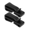 Helmet Mask Hooks for Ski Helmets, 1 Pair, Black Plastic view 1