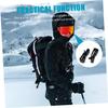 Helmet Mask Hooks for Ski Helmets, 1 Pair, Black Plastic view 4