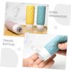 Garneck 4-Pack 100 mL Silicone Travel Lotion Bottles, Refillable Squeezable Shampoo Containers view 3
