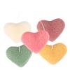 Heart-Shaped Facial Cleansing Sponge, Natural Cellulose view 1