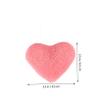 Heart-Shaped Facial Cleansing Sponge, Natural Cellulose view 3