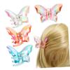 OFFIGAM 4-Piece Colorful Butterfly Hair Clips, Non-Slip Hair Claws for Women view 1