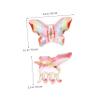 OFFIGAM 4-Piece Colorful Butterfly Hair Clips, Non-Slip Hair Claws for Women view 2