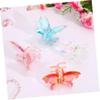 OFFIGAM 4-Piece Colorful Butterfly Hair Clips, Non-Slip Hair Claws for Women view 4