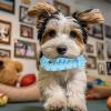 Generic Puppy Chew Toy | Small Dog Interactive Toy in Eggplant Shape view 2