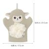 HOMOBABE Cozy Cartoon Animal Bath Washcloth view 2