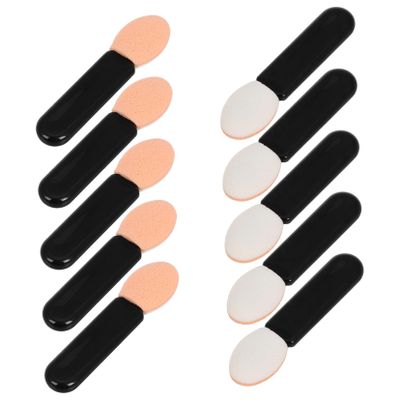 10 Small Eyeshadow Applicators Made of Acrylic and PMMA for Women