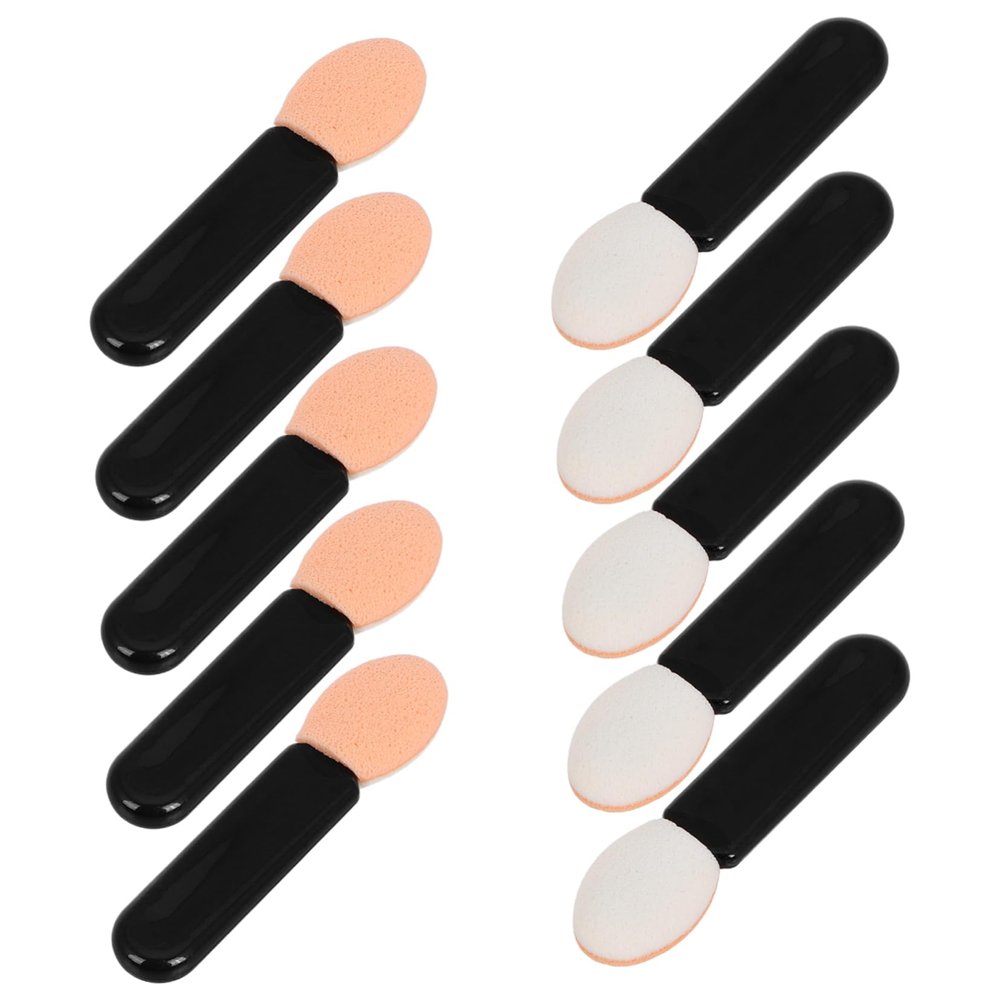 10 Small Eyeshadow Applicators Made of Acrylic and PMMA for Women