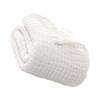 Beaupretty White Cotton Muslin Baby Blanket view 1