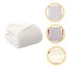 Beaupretty White Cotton Muslin Baby Blanket view 3