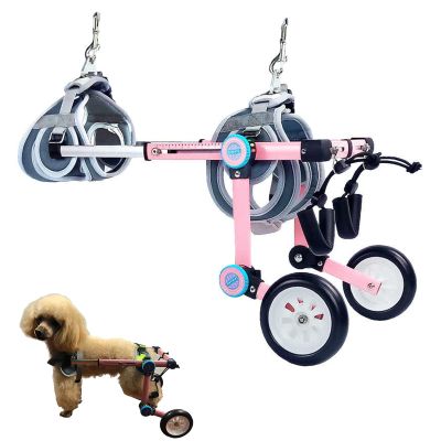 Dog Wheelchair for Hind Legs, 2-Wheel Mobility Aid for Small and Large Dogs