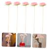 Sosoport 5-Piece Rattan Reed Diffuser Sticks with Artificial Flowers view 2