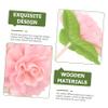 Sosoport 5-Piece Rattan Reed Diffuser Sticks with Artificial Flowers view 3