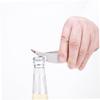 Foldable Beard Comb for Men, Zinc Alloy, Silver view 3