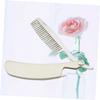 Foldable Beard Comb for Men, Zinc Alloy, Silver view 4