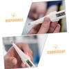 Veemoon 150 Disposable Paper Thermometer Covers, PE Protective Caps for Home and Clinic Thermometers view 3