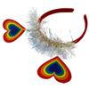 VANZACK Pride Headband with Rainbow Design, Adjustable Size and Non-Slip Fit view 1