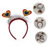 VANZACK Pride Headband with Rainbow Design, Adjustable Size and Non-Slip Fit view 3