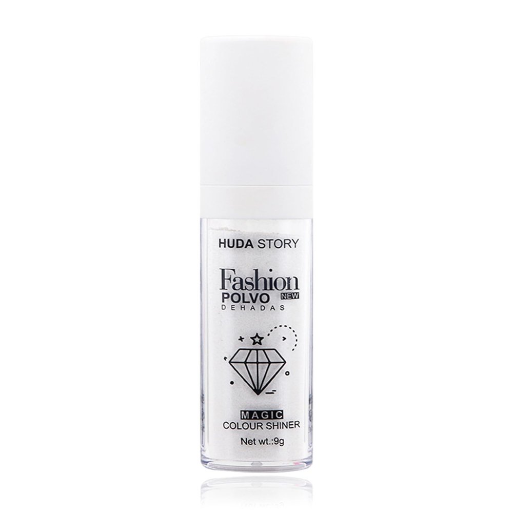 White Shimmer Fairy Powder Loose Highlighter for Face and Body