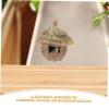 HOMOBABE Handmade Woven Bird House and Parrot Hideaway view 3