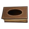 ACOGEDO Retro Wooden Book-Shaped Tissue Box Holder view 1