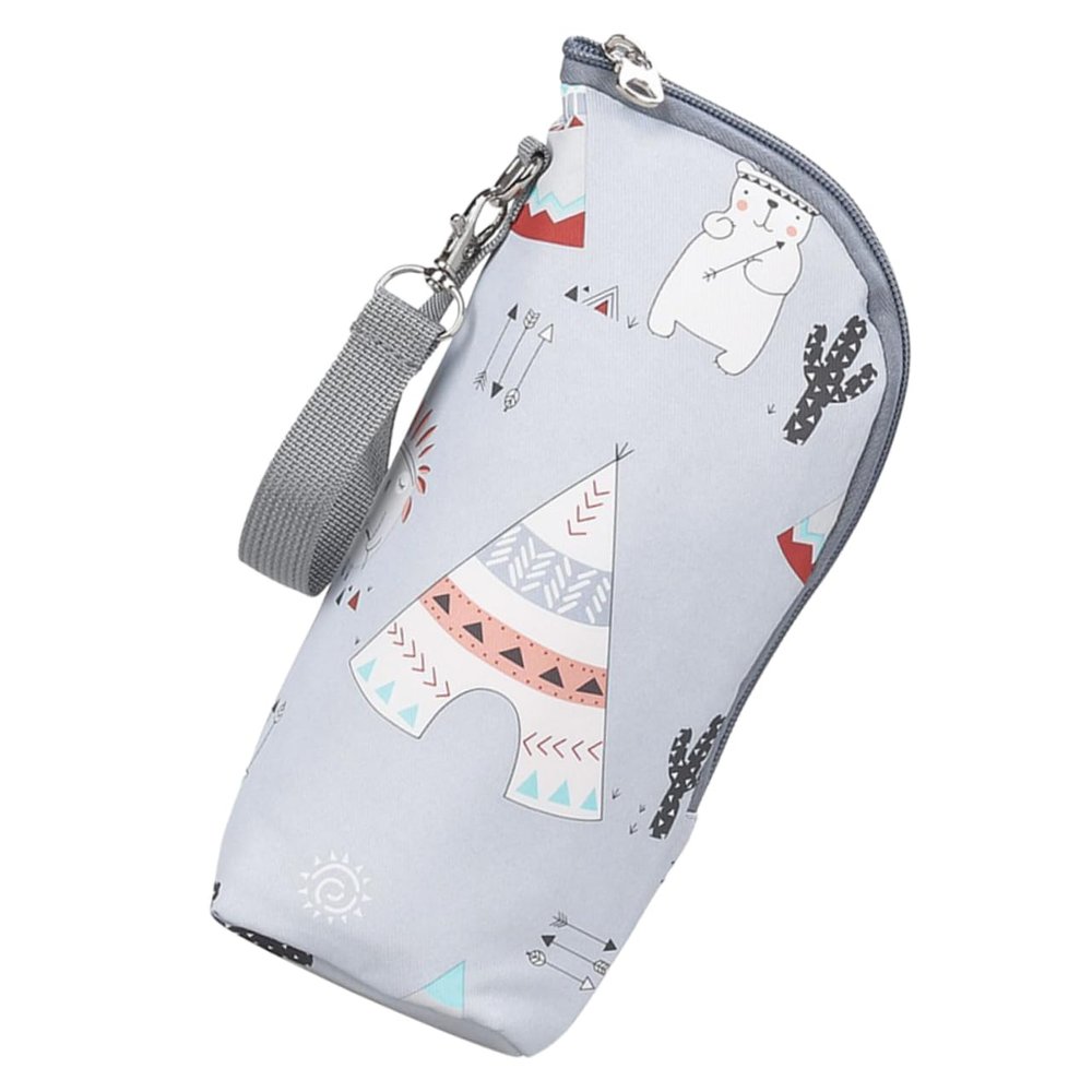 Portable Baby Bottle Bag with Zipper for Travel and Shopping