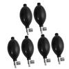 DECOMELODY 3 Sets Latex Inflation Bulbs for Blood Pressure Monitors with Air Release Valves, Replacement, Black, 2 Pieces x 3 view 1