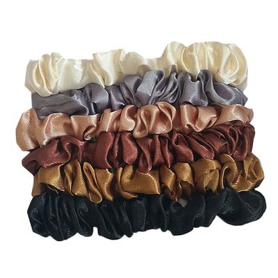 OFFIGAM 12-Pack Satin Hair Ties for Girls and Women