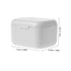 TOPPERFUN Scratch-Resistant Denture Storage Box, Compact PP with Secure Closure for Hygienic Outdoor Use view 2