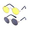 PERSELOSO Funny Metal and Plastic Pet Sunglasses for Dogs and Cats view 1