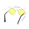 PERSELOSO Funny Metal and Plastic Pet Sunglasses for Dogs and Cats view 4