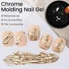Solid Sculpting Gel for Nails, LED/UV Nail Extension Adhesive view 2