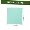 Veemoon 6-Piece Green Facial Washcloths, Coral Fleece, Square view 2