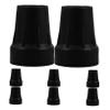 Healeved 8-Piece Non-Slip Rubber Replacement Tips for Walking Aids, 19 mm Inner Diameter view 1