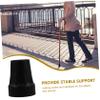 Healeved 8-Piece Non-Slip Rubber Replacement Tips for Walking Aids, 19 mm Inner Diameter view 3
