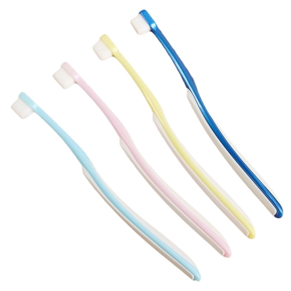 Dog Toothbrushes, 4-Pack, Gentle Puppy Toothbrush and Gum Care Set
