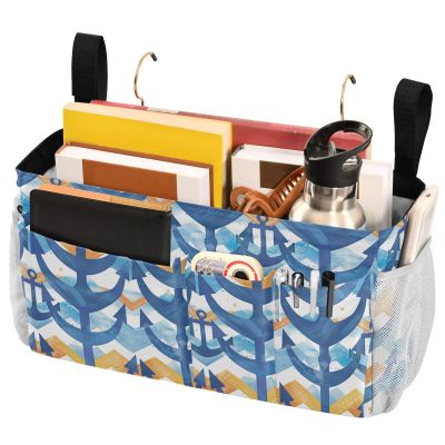FRODOTGV Bedside Caddy with Large Pockets and Bottle Holder