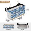 FRODOTGV Bedside Caddy with Large Pockets and Bottle Holder view 4