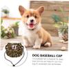 BAZEITFLOW Dog Baseball Cap with Leopard Print view 3