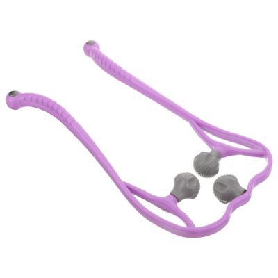 OUNONA Portable Neck Massage Tool, Handheld Neck Roller for Manual Neck and Shoulder Massage, Helps Relieve Pain and Promote Relaxation, Assorted Color