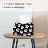 lcndlsoe Tissue Box Holder, Red Horse and Unicorn Pattern, Rectangular Faux Leather, Decorative Organizer for Tabletop, Bathroom, Car, Office, 2-Pack view 2