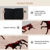 lcndlsoe Tissue Box Holder, Red Horse and Unicorn Pattern, Rectangular Faux Leather, Decorative Organizer for Tabletop, Bathroom, Car, Office, 2-Pack view 3