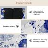 lcndlsoe Tissue Box Holders, Blue Coral and Algae, Rectangular, Microfiber Leather, 2-Pack view 3