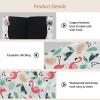 lcndlsoe Tissue Box Holder, Tropical Pink Flamingos and Toucans, Rectangular, Leather, 2-Pack view 3