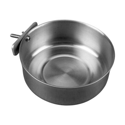 Removable Stainless Steel Bird Feeder for Parrots